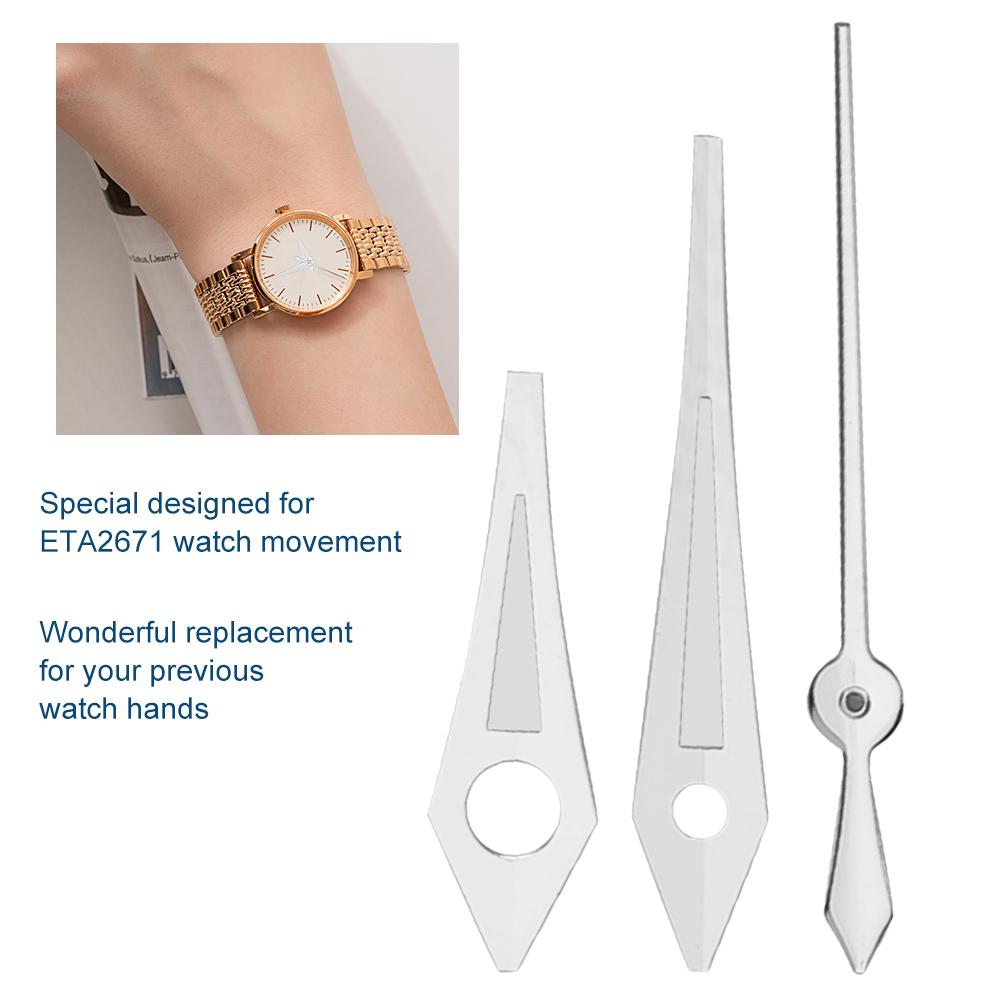 Women Watch Hour Minute Second Hands Watch Needles Fit for ETA2671 Movement