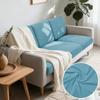 Jacquard Woven Fabric Pure Couch Fitted Covers Polar Thermal Fleece Fabric Form Fitting Sofa Seat Covers Detachable Couch Protector Furniture Cover