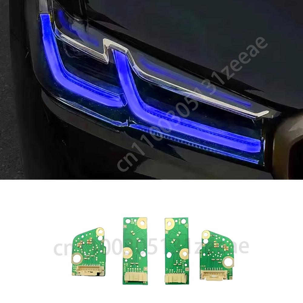 For BMW 530i 540i M550i G30 G31 M5 F90 2020-2023 DRL Style Daytime Running Lights Turn Light LED Boards Set 23508301 23508302
