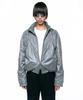 Insilence Glitter Volume Blouson Grey