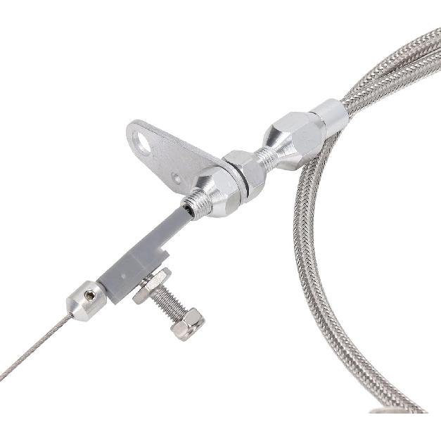 Car Kickdown Cable for for for 727 Stainless Steel 158cm Length Throttle Wire Replacement