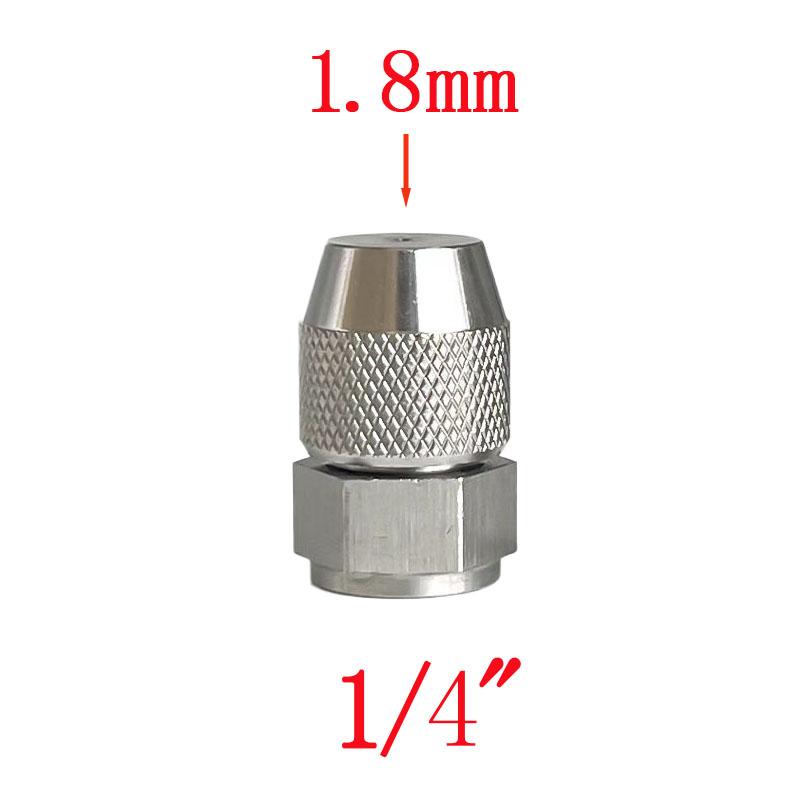 

1/4 Male/Female Thread 0.5-0.8mm Adjustable Garden Irrigation Cooling Watering Misting Nozzles 1.8mm Female