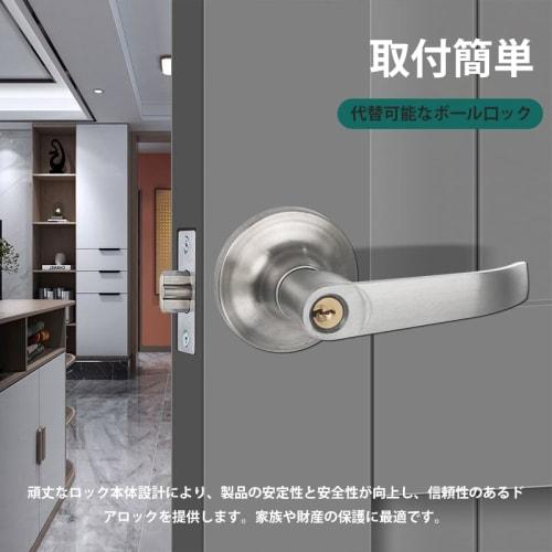 GOODCHI Door Knob, Keyed Lever Handle, Replacement Handle for Residential Indoor Use, Bedroom, Entryway, and Bathroom Doors