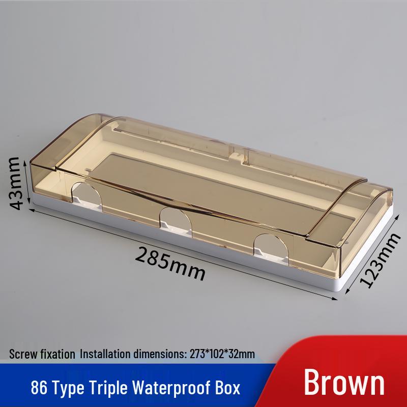 Outdoor Recessed Weatherproof Socket Cover with Screw Installation