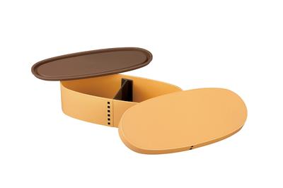 Tatsumiya HAKOYA Bentwood Lunch Bentwood Lunch Made In Japan Box/Slim Single-Tier Box, 600ml, Beige, 303254,