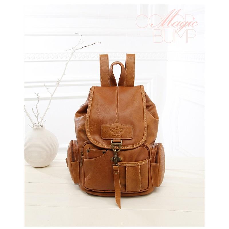 Ретро Рюкзак Для Женщин Стильный Модный Дизайн с Крючком Женский Школьный Рюкзак Идеально Подходит для Студентов и Ежедневного Использования Удобный Рюкзак с Двумя Лямками 3487₽