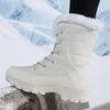 TUINANLE Thickened Snow Boots Antiskid Casual Winter Cotton Shoes Plush Warm Women's Short Boots Outdoor Work Shoes