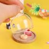 1:12 Dollhouse Miniature Candy Jar Glass Dessert Fruit Tray Doll House Decor Toy For Kids Children Toy Safe For Children