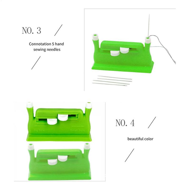 Automatic Needle Threader Wire Stitch Insert Machine Hand Sewing Thread Sewing Tool Quick Sewing Needle Changer for Elderly