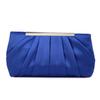 Shoulder Bag for Girl Women Pleated Formal Evening Bag Solid Color Lady Purse Wedding Clutches Cocktail Prom Handbag