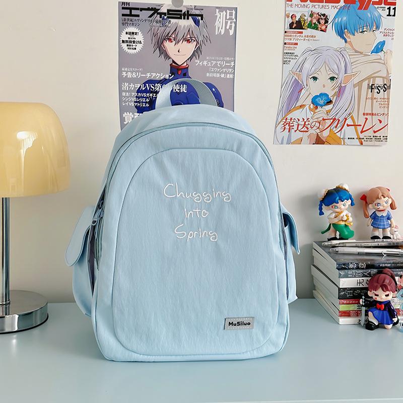 

Школьный рюкзак новый свежий и милый рюкзак конфетного цвета для учеников средней школы легкий дорожный рюкзак большой вместимости