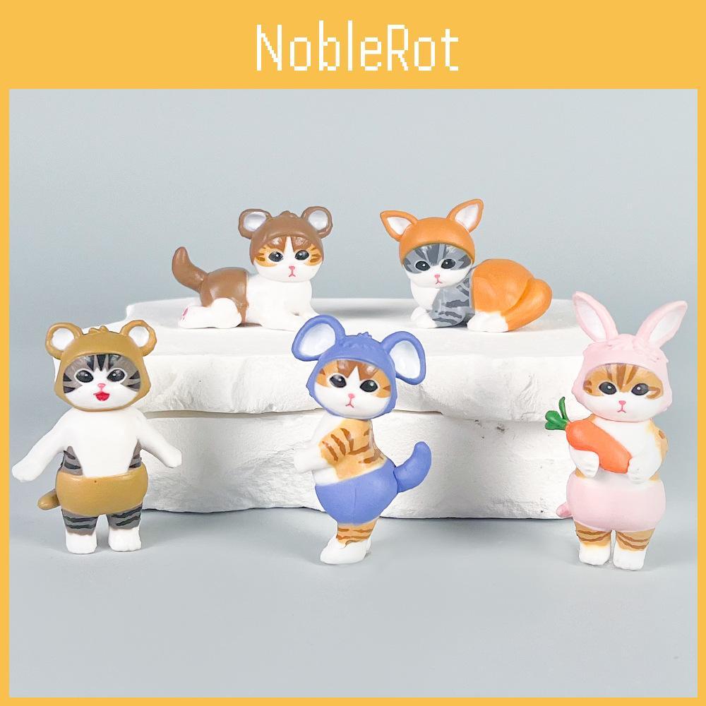 Mofusand Niedliche Katze Tierkostüm Modell Ornament Set Für Kinder Und Fans