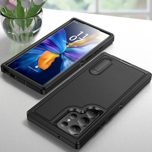 Anti -Drop Dustproof Mobile Phone Bag Case For Samsung Galaxy S23 Ultra S22 Plus A14 A13 A53 5g Kickstand Back Cover Coque