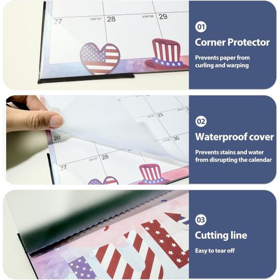 2026-2027 Wall Calendar Jan.2025 - Jun.2026 18 Monthly Planner 12" X 17" Wall Hanging Calendar with Hanging Hook And Julian Dates for Organizing