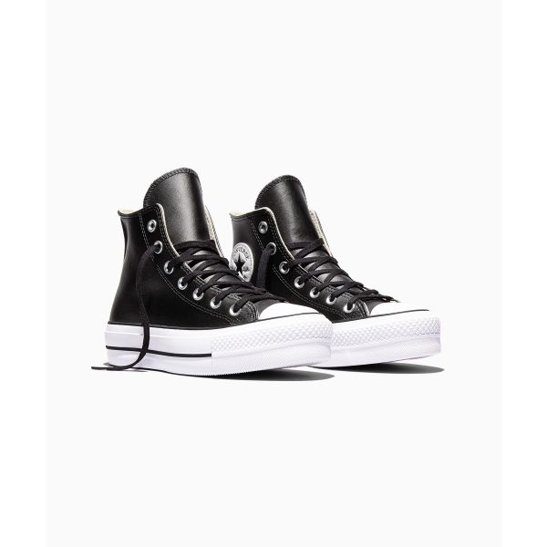 Converse Chuck Taylor All Star Lift High Schwarz Damen Sneakers Weiß 561675C