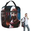 Terrifier 2 Insulated Lunch Bag for Women Kids Leakproof Food Boxes Thermal Lunch Box Tote