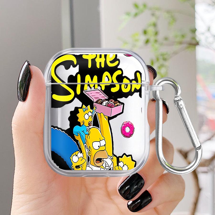 Case For Airpods 1 Pro3 Pro 2 4 3 Pro2 Clear Earphone Cases Cover Cute The S-simpsons