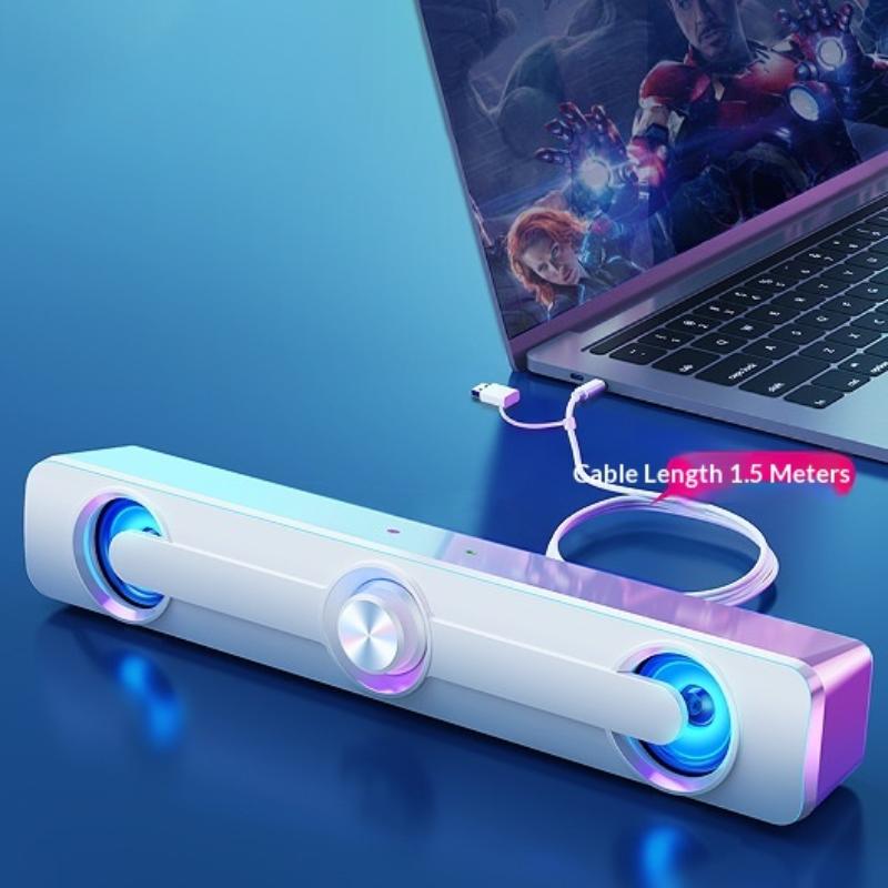 Bluetooth Usb Wired Speakers Bar Stereo Speaker For Projector Pc Laptop Phone Computer 3.5Mm Aux Speaker