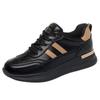 Scarpe Sportive Casual Nere Leggere da Donna - Autunno/Inverno 2024 Scarpe da Corsa con Suola Piatta in Peluche