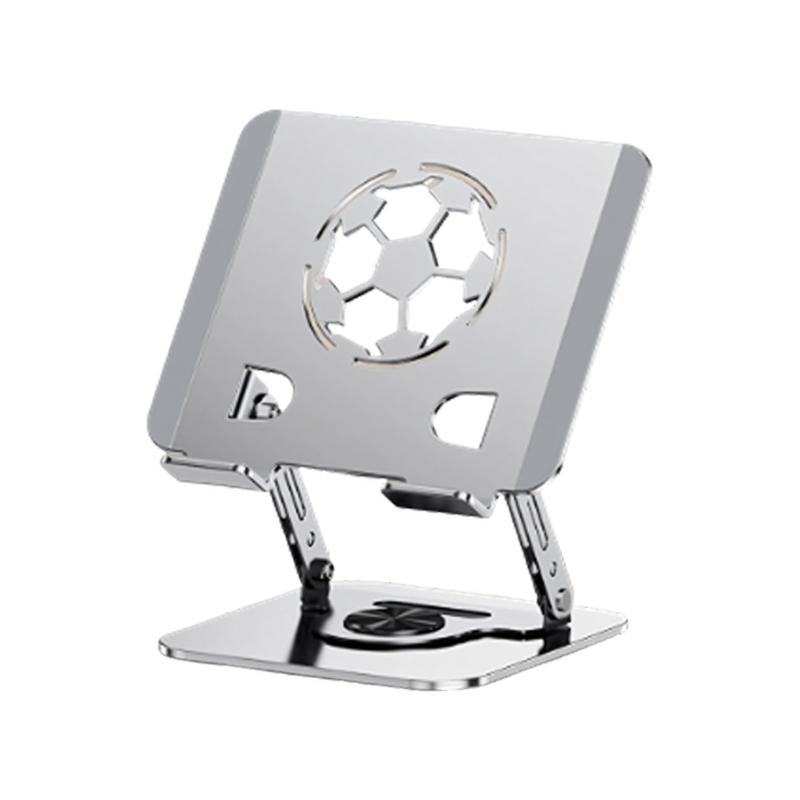Tablet Holder Stand 360 Degree Rotatable Portable Foldable Desktop Bracket Support For Tablet Phone Desktop Holder серебряный