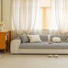 Sofa Cushion Four Seasons Universal Solid Color Anti-Slip Cushion Floor Mat Cloth Cover Leather Sofa Cover