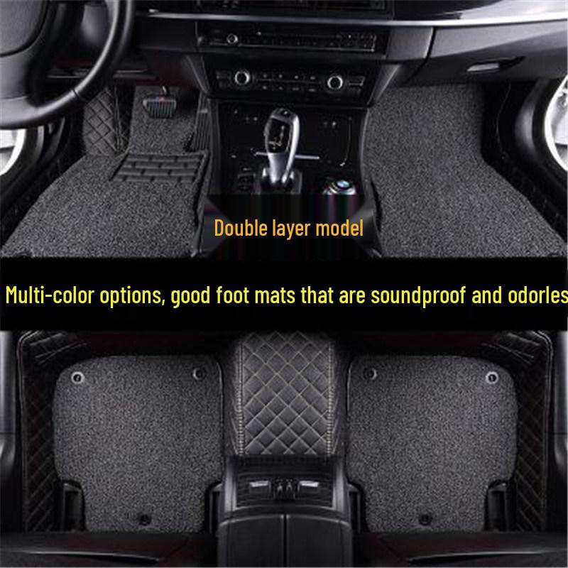 2017 Hyundai Elantra Dual-Layer Silk Coil Car Floor Mats