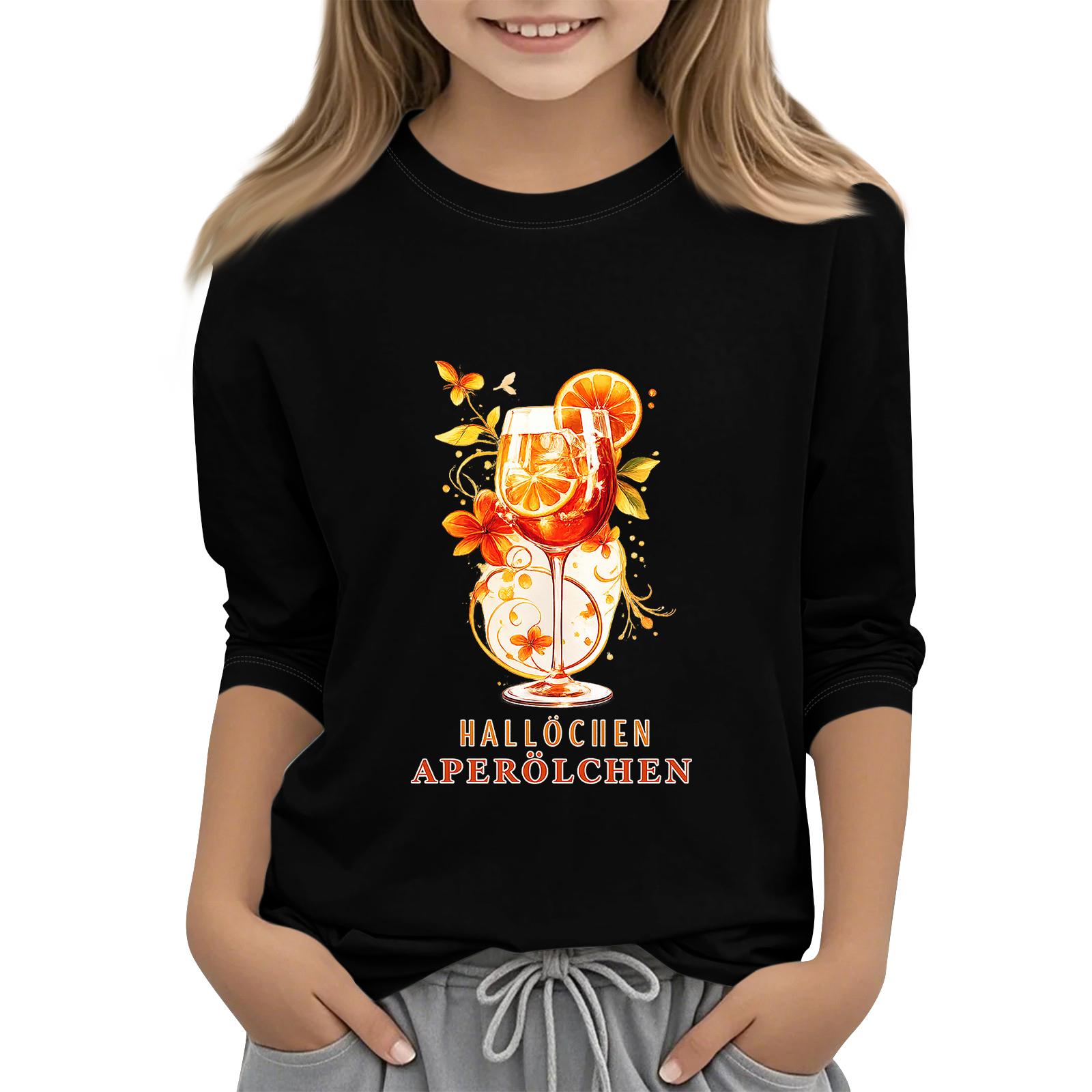 

Модные повседневные топы с 3/4 рукава с принтом для мальчиков и девочек 110 чёрный