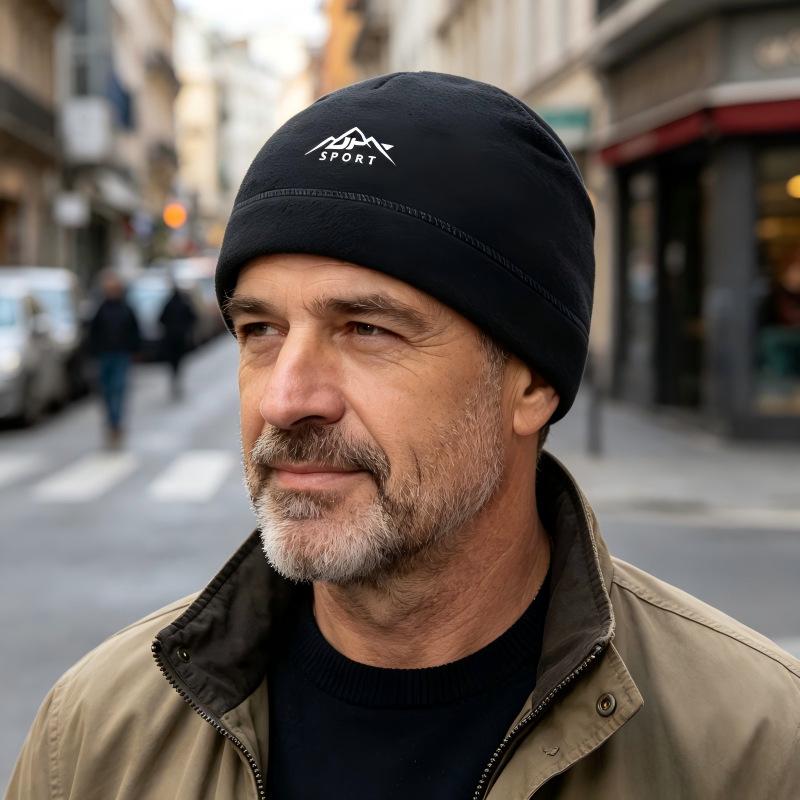 Berretto in Maglia ad Alta Elasticità da Uomo: Caldo, Ispessito ed Elegante per Autunno e Inverno