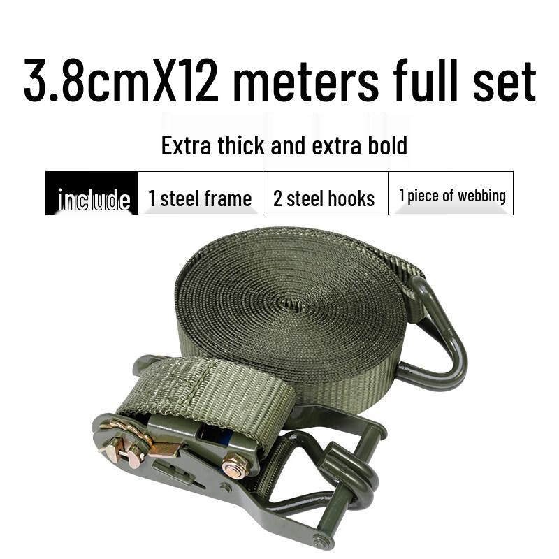 Heavy Duty Truck Cargo Tie-Down Ratchet Straps