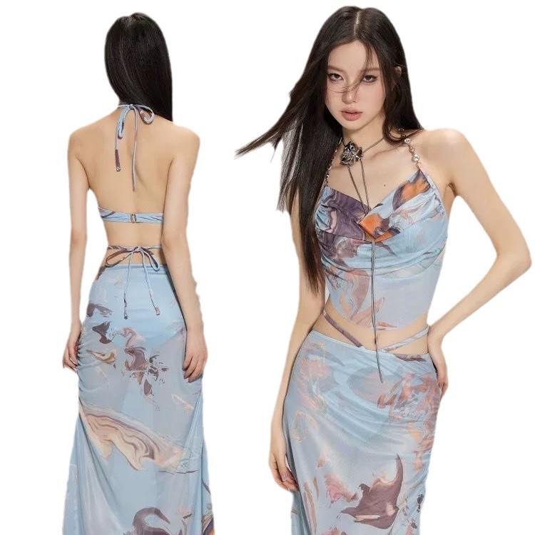 2026 Premium Dreiteiliges Damen-Bikini-Set - Sexy, Stilvolle Bademode für Urlaub & Strand.