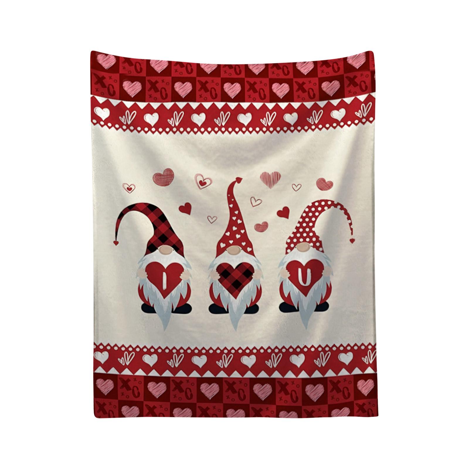 Throw Blanket - Soft Cozy Fleece Blanket, Luxury Velvet Throw Blanket For Couch Sofa Bed, 2840inch Valentines Day Decorations Fuzzy Blanket One Size