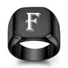 1Pcs Personalised Initial Engrave A to Z Alphabet ring  Stainless Steel Rings