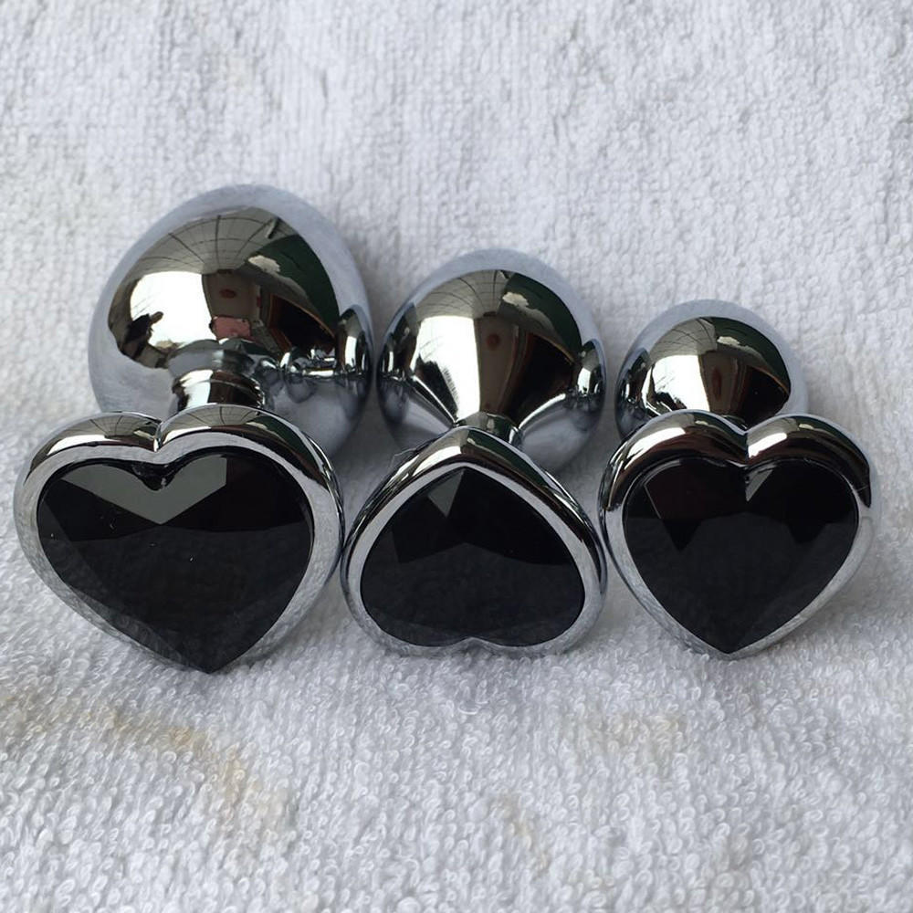  Crystal  Colour Metal Backyard Stainless Steel Plug Anal Hitch