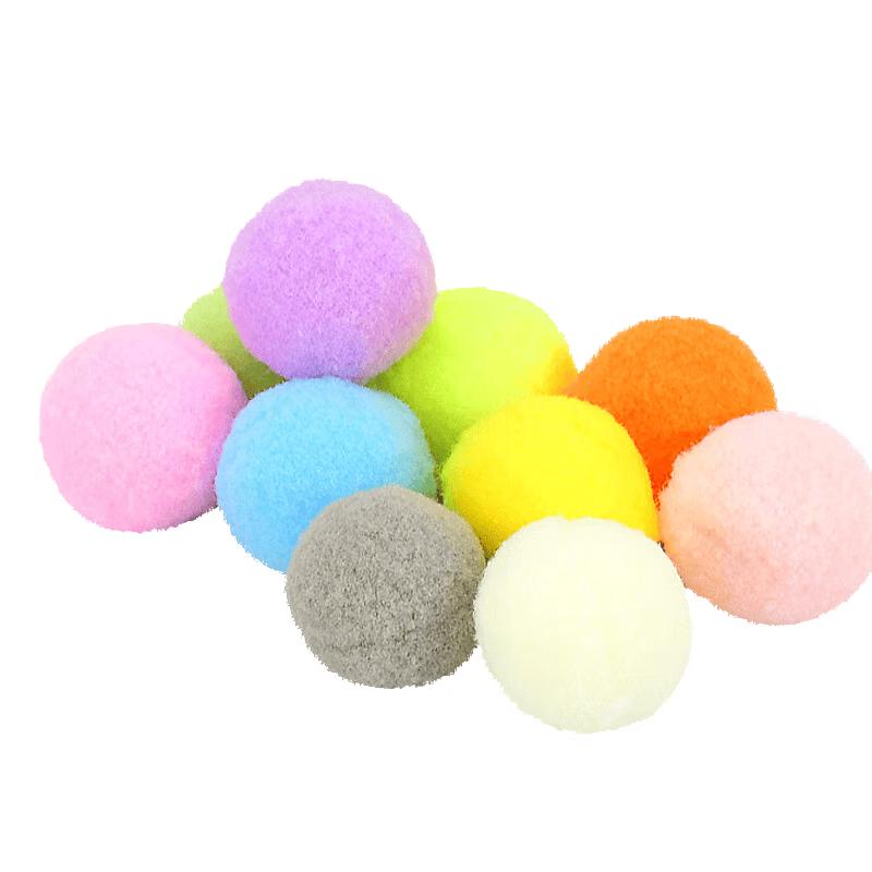 

20-Pack Interactive Plush Cat Toy Balls