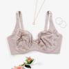 Women Plus Size Bras Lace Bralette with Wire No Foam Pad Thin Brassiere 75C-100C 80D-105D