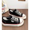 Chaussures en toile, Chaussures à plateforme respirantes à petit talon pour femme, Chaussures à semelle souple