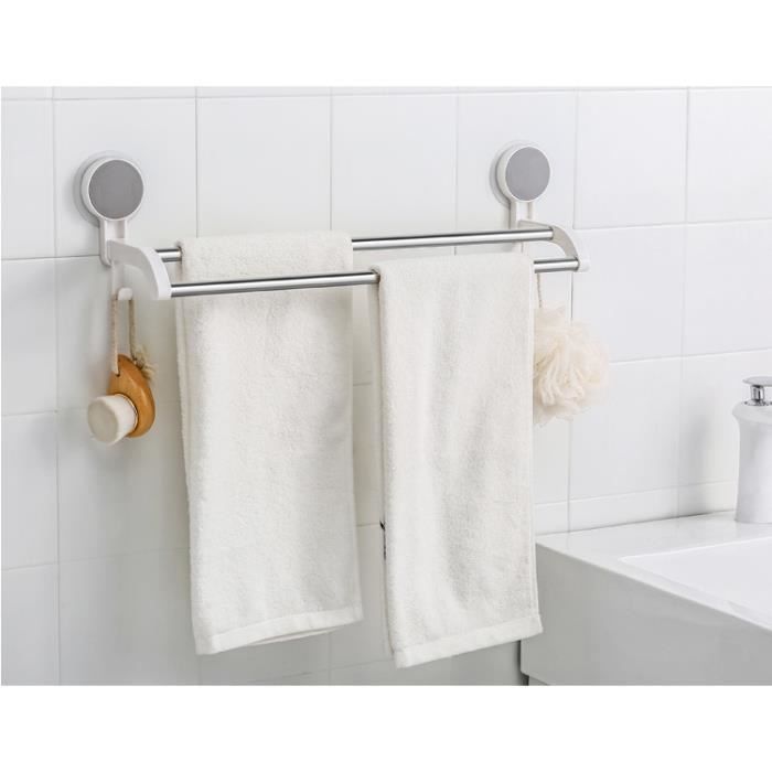 Towel Rack - Cheap - Stainless Steel - 10pcs - 50 Cm - Without Drilling - Contemporary