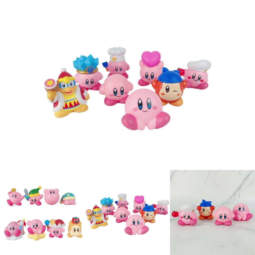 Cute Kirby Pvc Figure Perfect Gift For Gamers And Anime Fans 5-7cm High