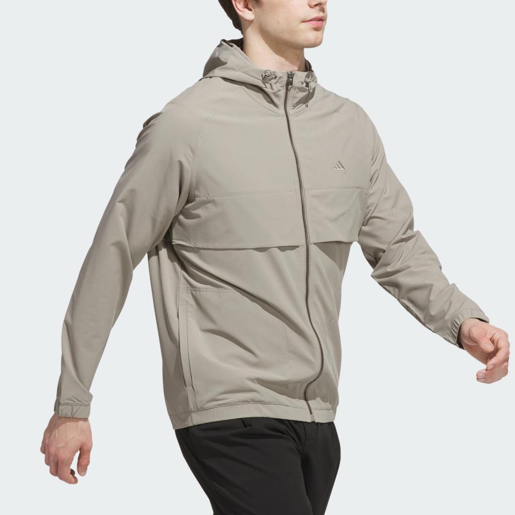 adidas Go-to Full-Zip Windbreaker 'Putty Beige' Men's JL7915
