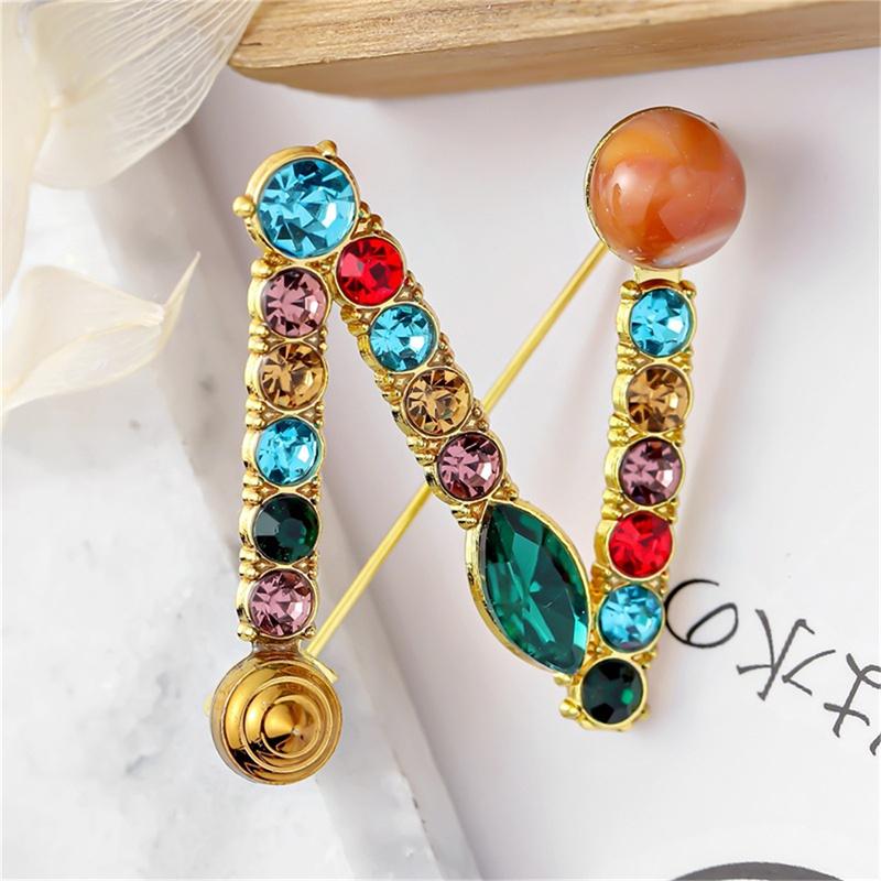 26 Písmen Brož Abeceda Pin Barevný Design Šperkový Dárek