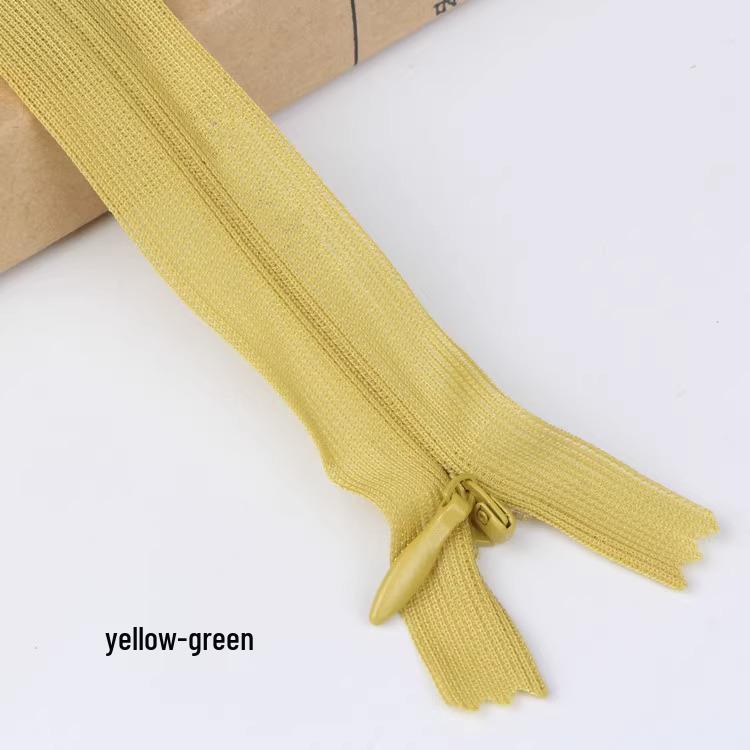 Sanli Unsichtbarer 25cm Kleid- & Kissen-Reißverschluss mit geschlossenem Ende