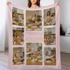 Custom Blanket Flannel Blanket Photo Flannel Blankets for Sofa or Bed Gift DIY Print On Dropshipping