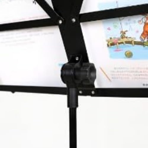 Qfmr Music Stand, Extra Wide, Portable, Height-Adjustable, Folding Music Stand for Guitar and Guzheng (1.6cm Tall)