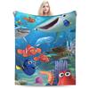 Фланелевое одеяло Finding Nemos Dorys Bruce Squirt Crush  Забавные пледы для дома 200x150 см Покрывало