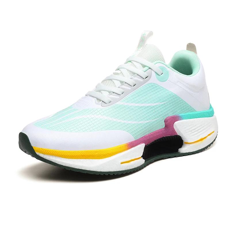 2025 Mens Sports Shoes Summer New Breathable Mesh Lightweight Cushioning Jogging Shoes Soft Sole Outdoor Running Shoes for Man