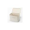 MUJI Soft Box, Medium, 37cm (W) X 26cm (D) X 26cm (H), Polyester Linen, Rectangular, with Lid, Item