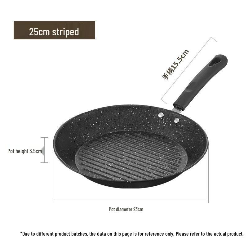 Four-Hole Non-Stick Maifan Stone Egg & Burger Frying Pan