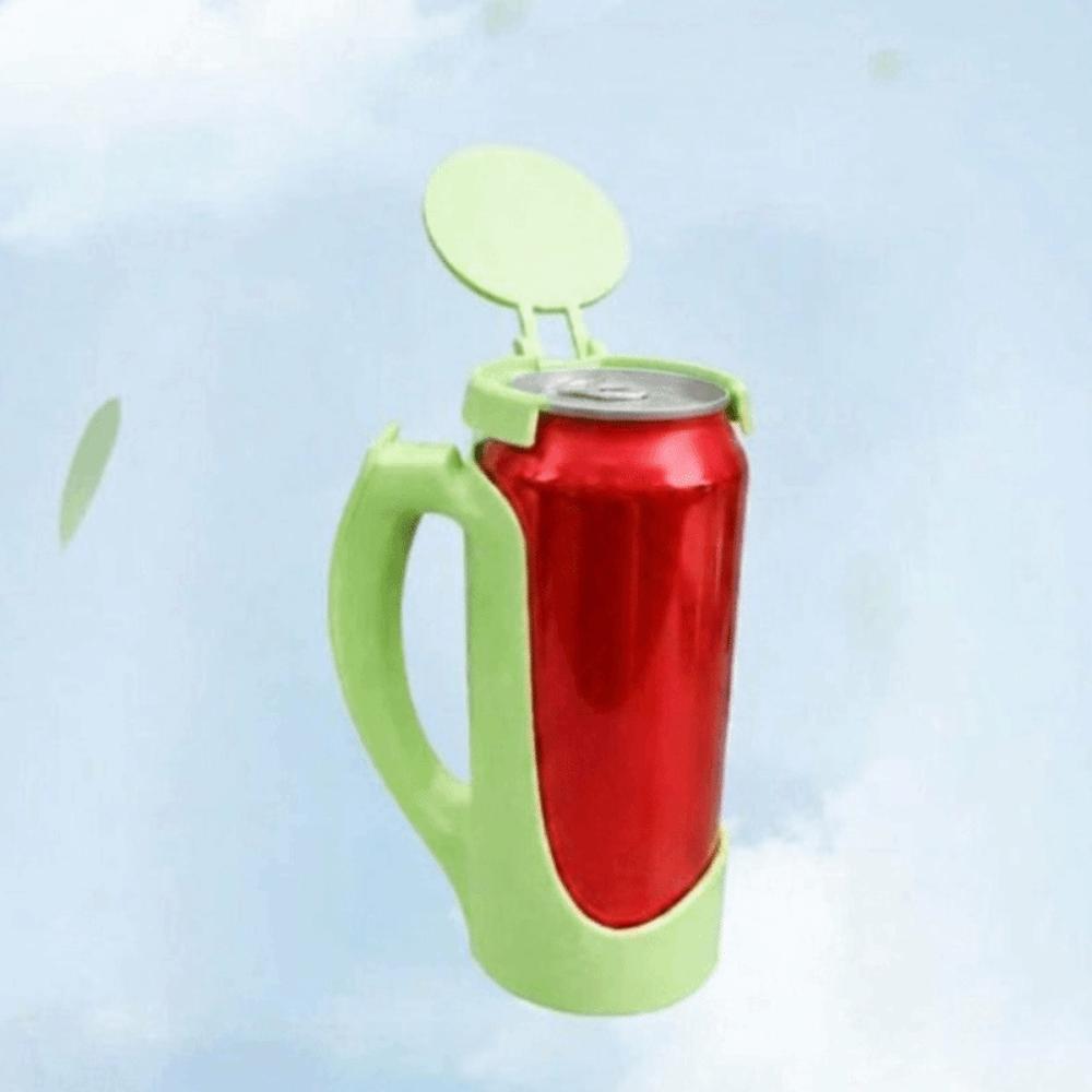 

New Handle Coke Can Holder Multifunctional Reusable Cup Holder Portable Cup Lid Energy Drink Holders For Cola світло-зелений колір