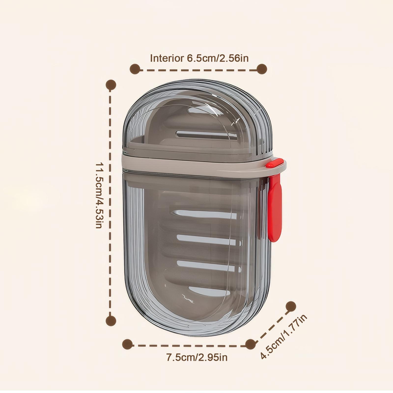 

2 шт. Портативная мыльница Нескользящая Дорожная мыльница IPX4 Водонепроницаемая Пластиковая Герметичная Мыльница Принадлежности для Ванной Комнаты Кемпинга Путешествий
