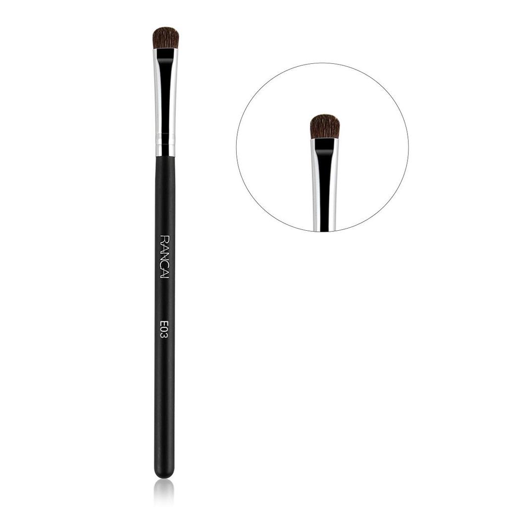 Tragbarer reiner Pferdehaar Lidschatten Verblenderpinsel - Große weiche Borste für Augen-Make-up